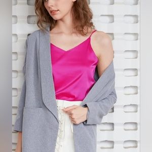 Hot Pink‎ Satin Cami
